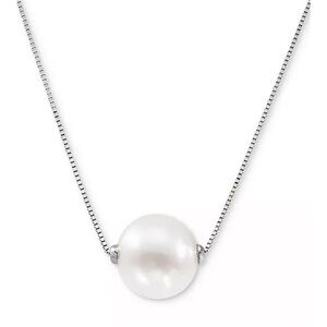 Macy & Co pearl necklace 14k white gold